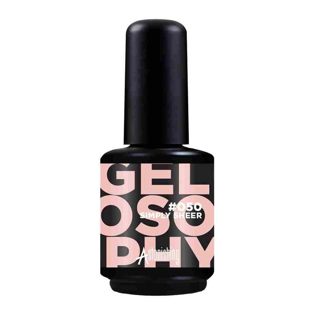Astonishing Nails Gelosophy Nagellak #050 Simply Sheer 15ml