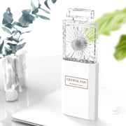 Parfumvorm Draagbare ventilator Verborgen bladventilator (wit)