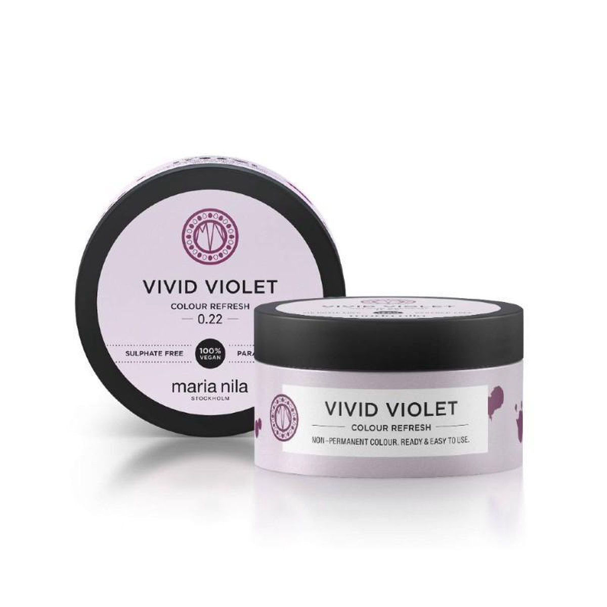 Maria Nila - Vivid Violet Colour Refresh Mask - Jemná vyživující maska bez permanentních barevných pigmentů