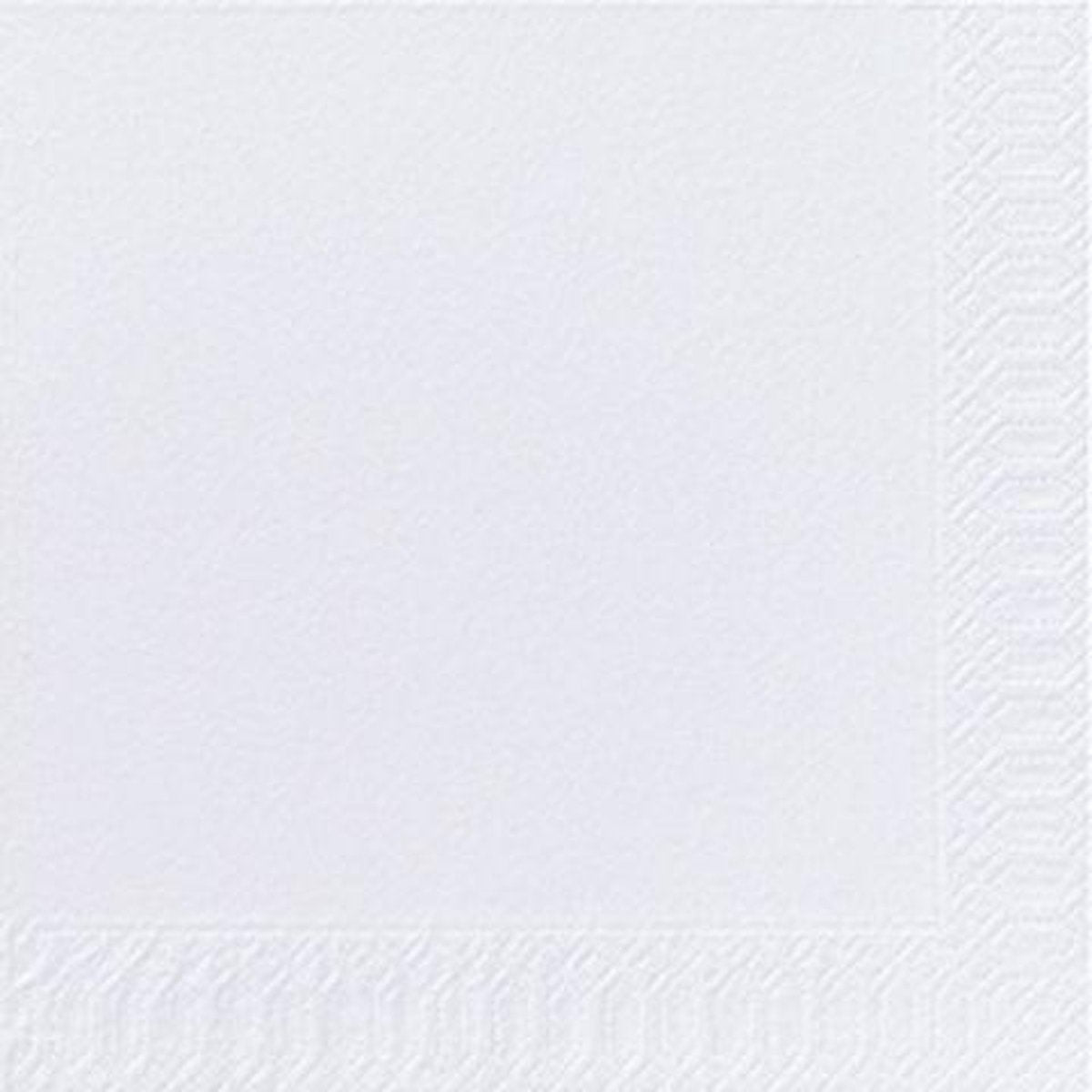 Servet Duni 33x33cm 2lgs wit/pk300