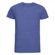 Basic ronde hals t-shirt vintage washed denim blauw heren - maat M