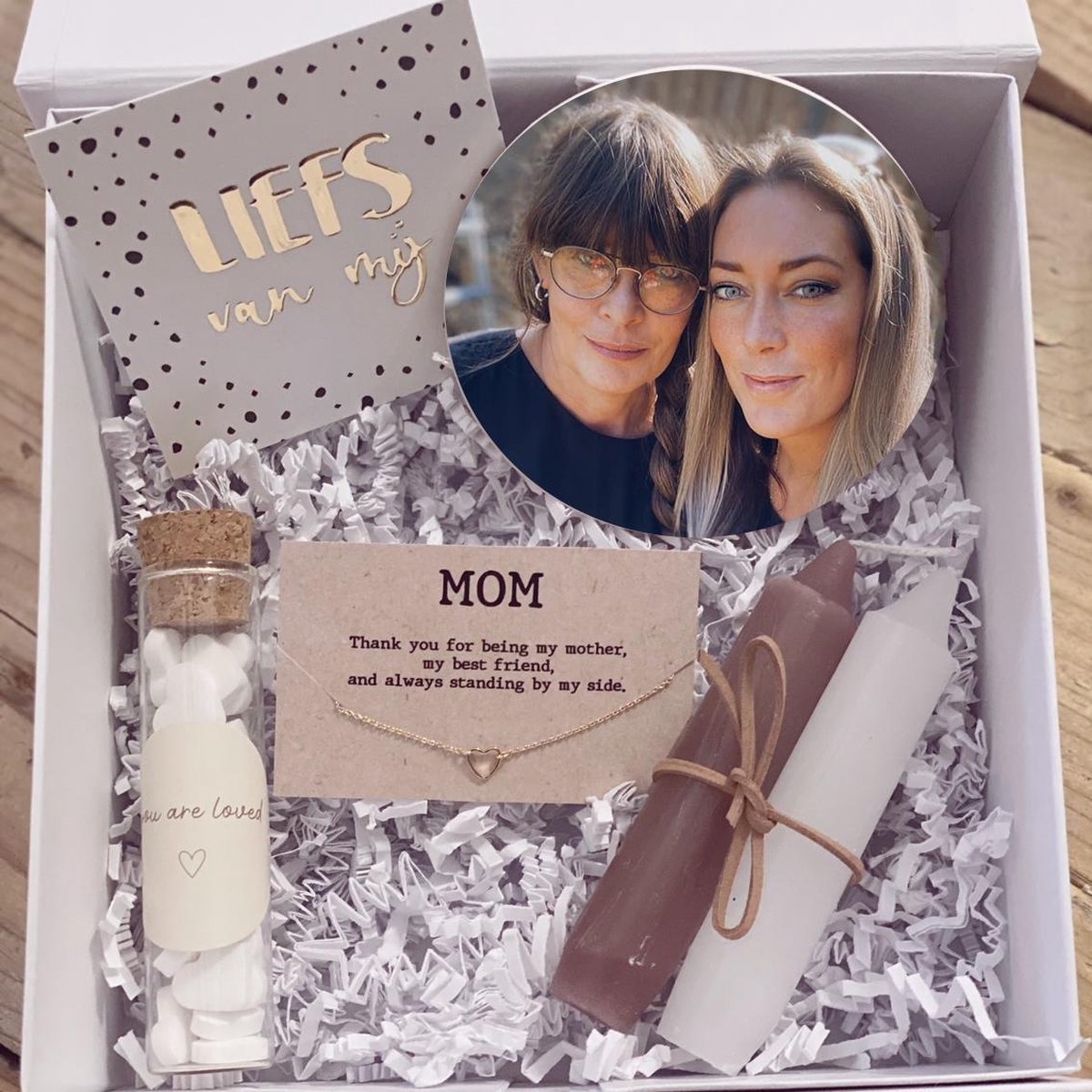 Label2X Cadeaudoos mama foto gold
