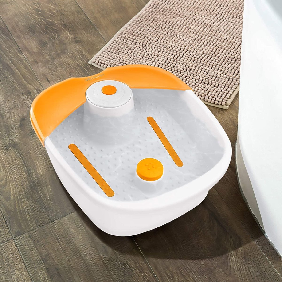 Medisinaa® Voetmassage apparaat - Elektrische voetmassage bad - Spierstimulator - Massage - Vibratiemassage - Voetbubbelbad - Ook geschikt voor grote voeten - Verbeter de Bloedsomloop - Slimme Voetverwarmer - Het perfecte pedicure moment