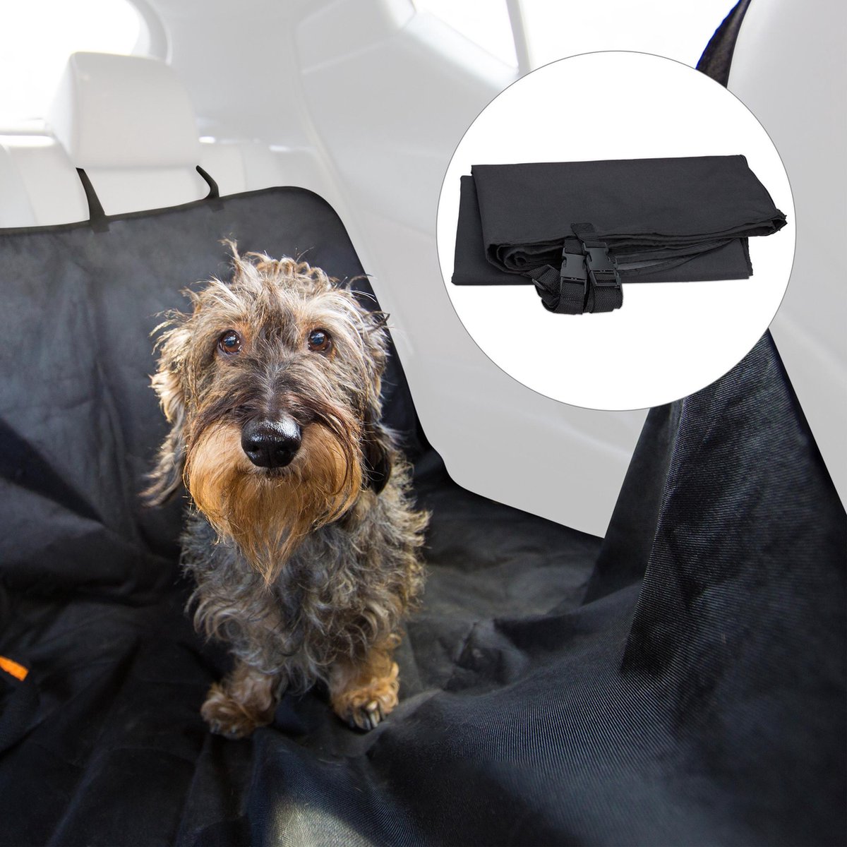 relaxdays hondendeken auto - hondenkleed - autodeken hond - achterbank - bescherming