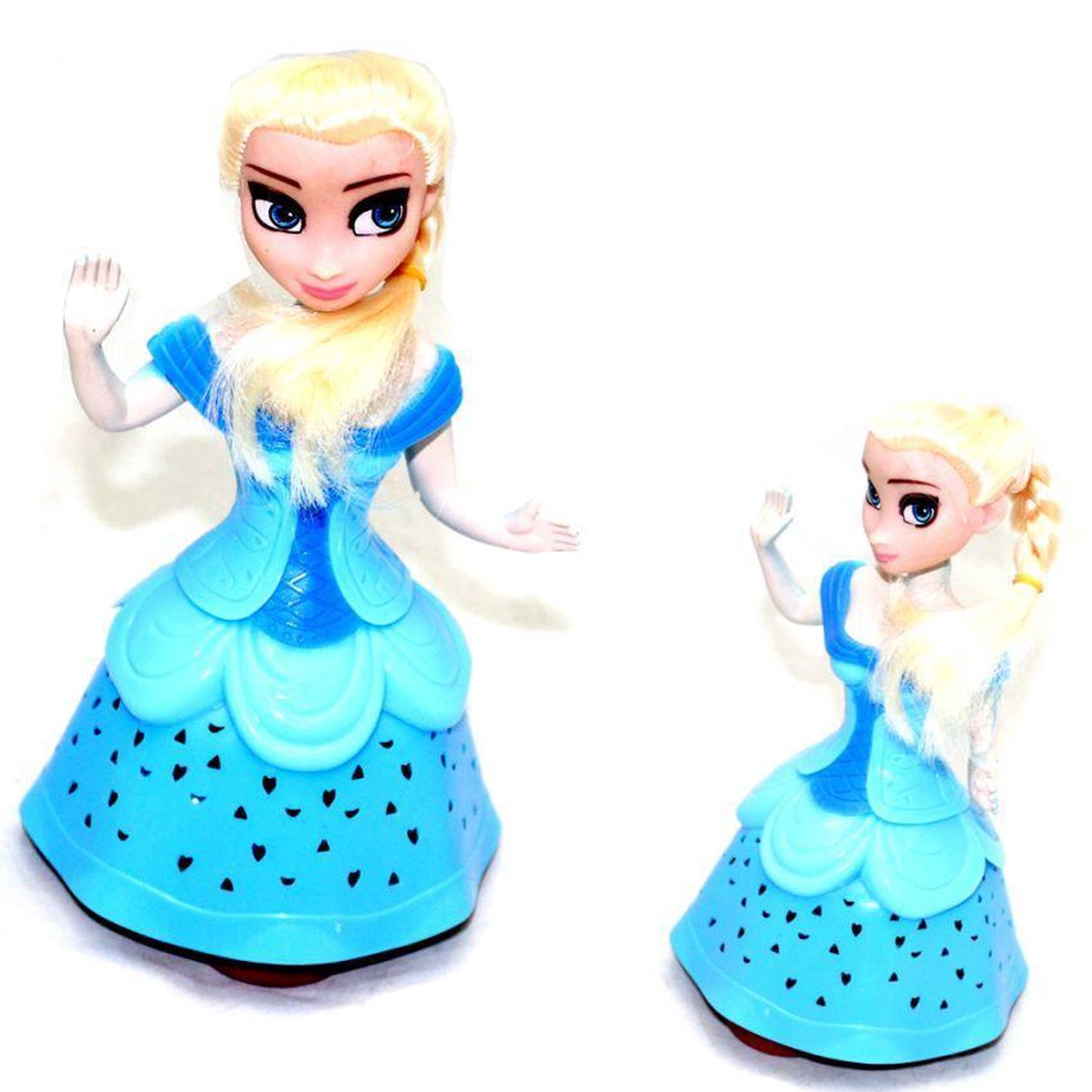 Snow Girl prinses pop - kan dansen en zingen - Elsa pop  incl. batterijen.
