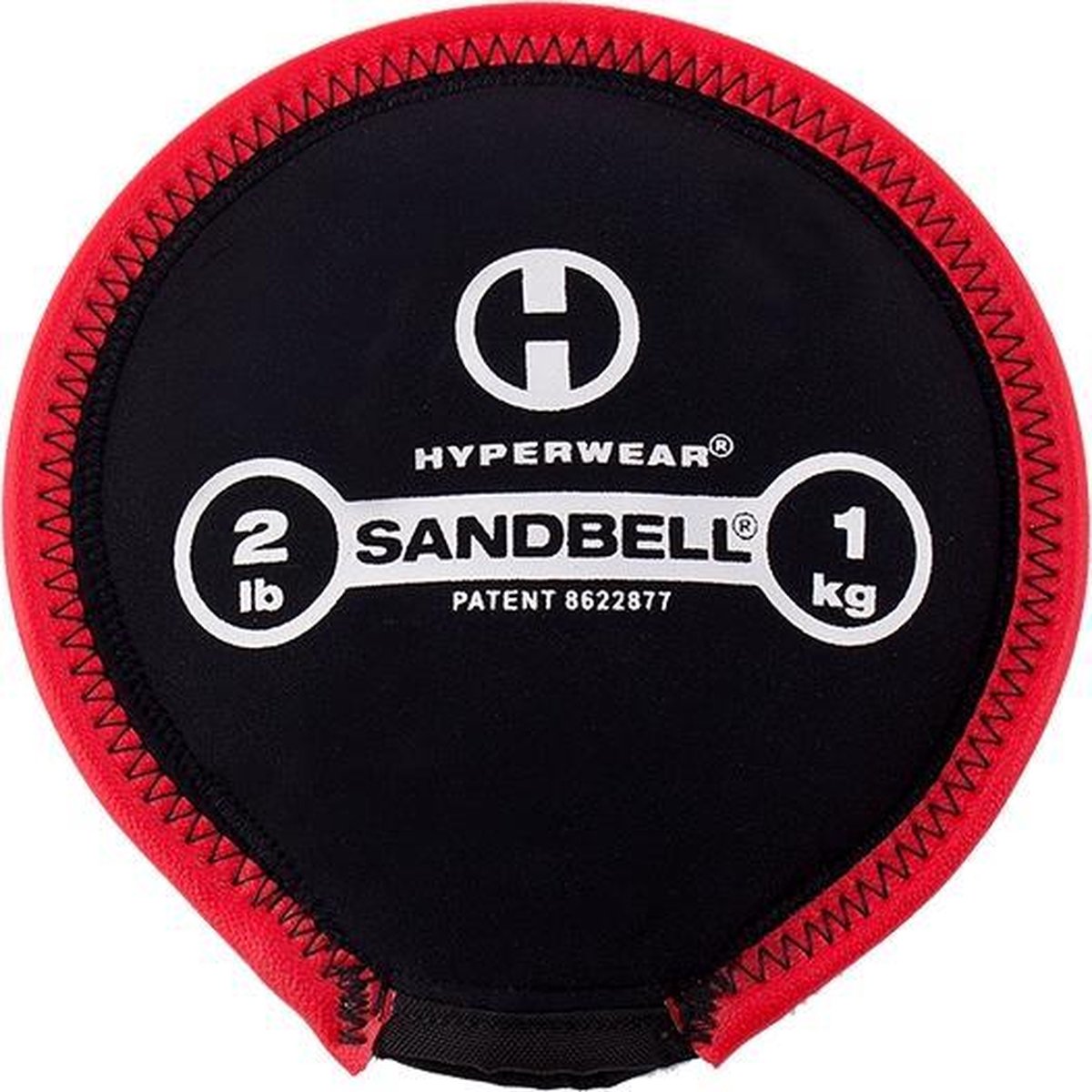 Hyperwear SandBell 1 kg (2 lbs) - rood