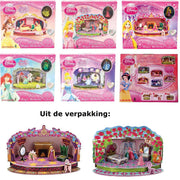 6 Sprookjes sets van Disney Prinsessen (Sneeuwwitje/ Raponsje/ Ariel/ Assepoester)