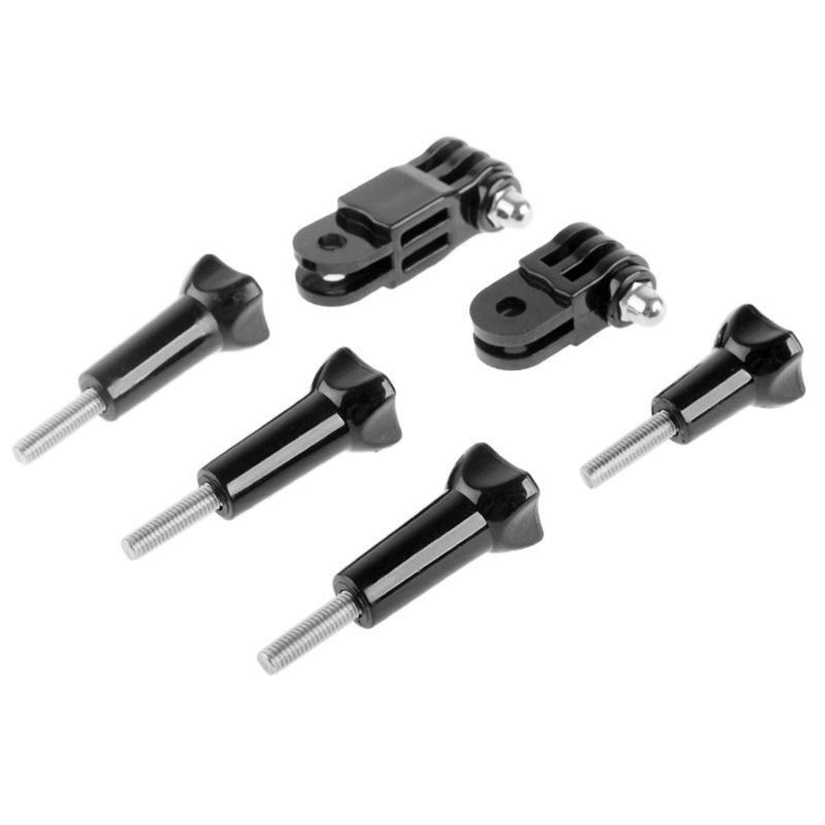 Mount Bevestiging 6-Delige Set Pivot voor GoPro en Andere Actiecamera's | Zwart / Black