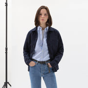 Unrecorded Worker Jacket Navy | Unisex | Chore Jackets | Navy | Size XL | French Gardeners Jacket