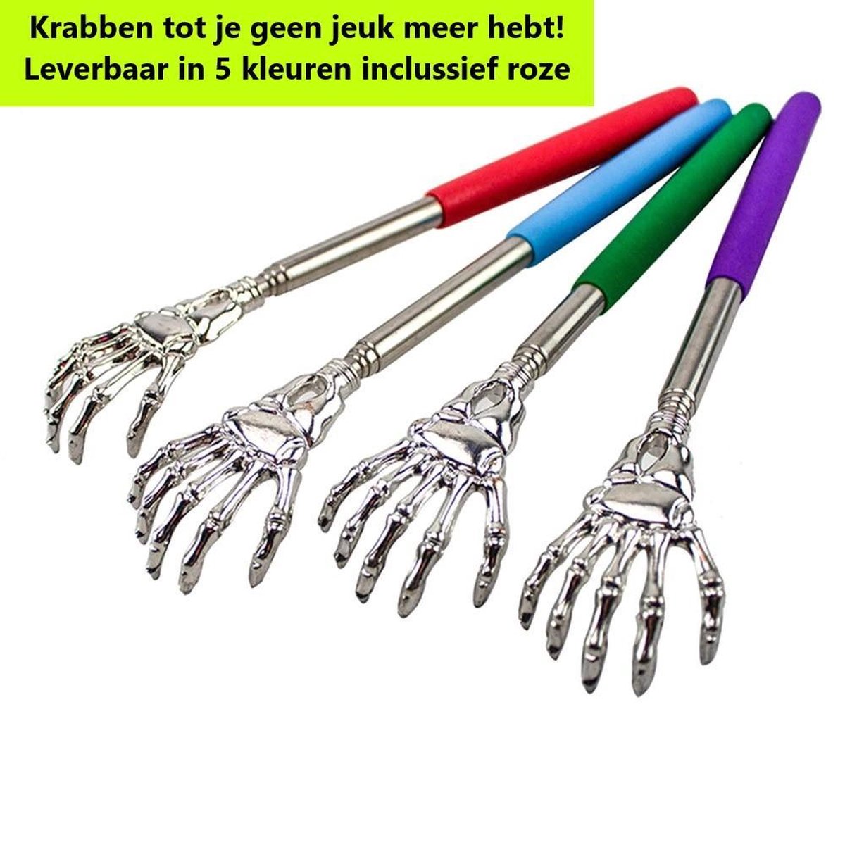 Uitschuifbare ruggenkrabber - De kraaienpoot Roze - Uitschuifbaar - Rugkrabber - Massage - Jeuk rug - Krabben - Krabber - Ruggekrabber - Stok - Apparaat - Telescopische - Verstelbare - Verstelbaar - Accessoire