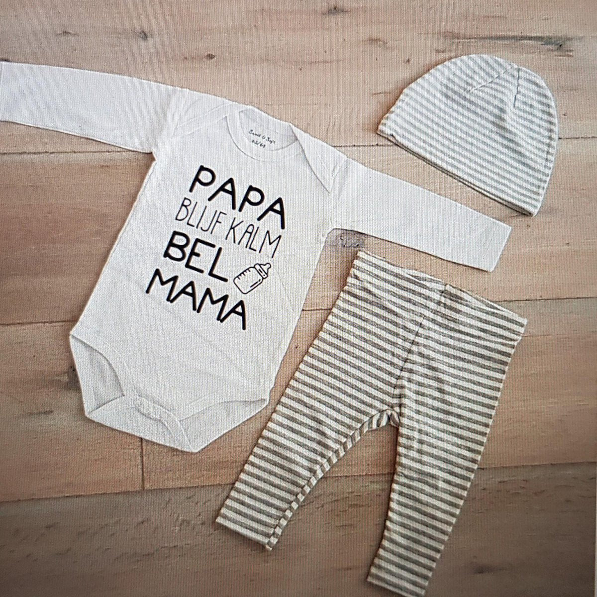 Baby cadeau geboorte meisje jongen set met tekst aanstaande zwanger kledingset pasgeboren unisex Bodysuit |  babykleding Huispakje | Kraamkado | Gift Set babyset kraamcadeau pakje babygeschenk babygeschenkset kraampakket