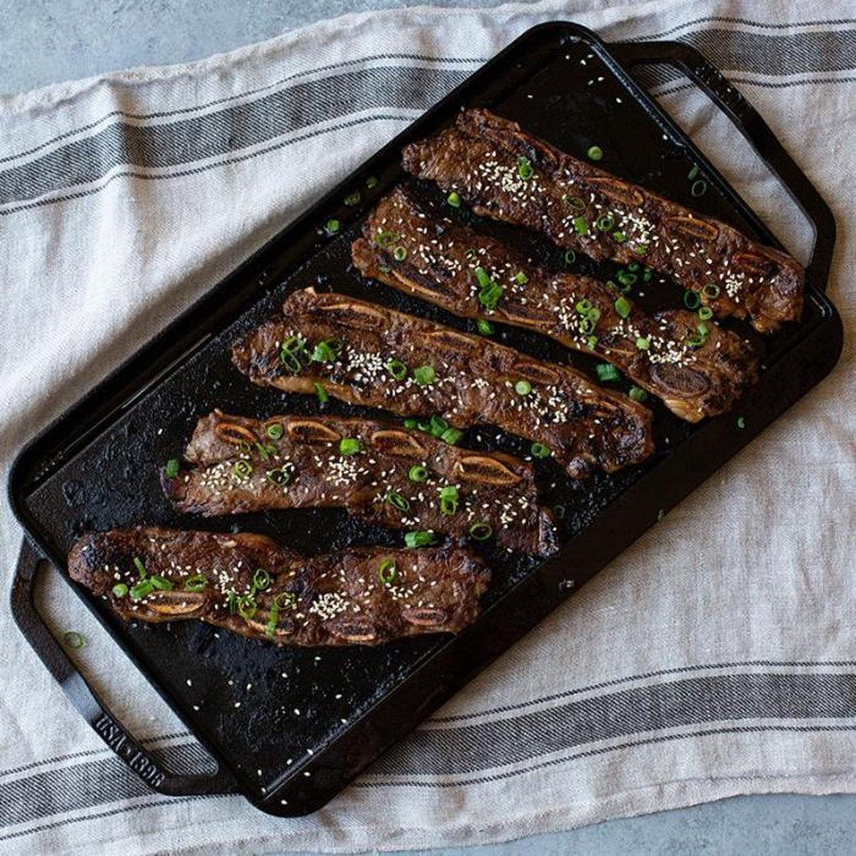 Lodge Reversible Bak- en Grillplaat Dubbelzijdig LCDRG