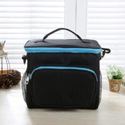Portable Ice Pack Oxford-doek Draagbare geslingerde lunchbox Geïsoleerde lunchtas