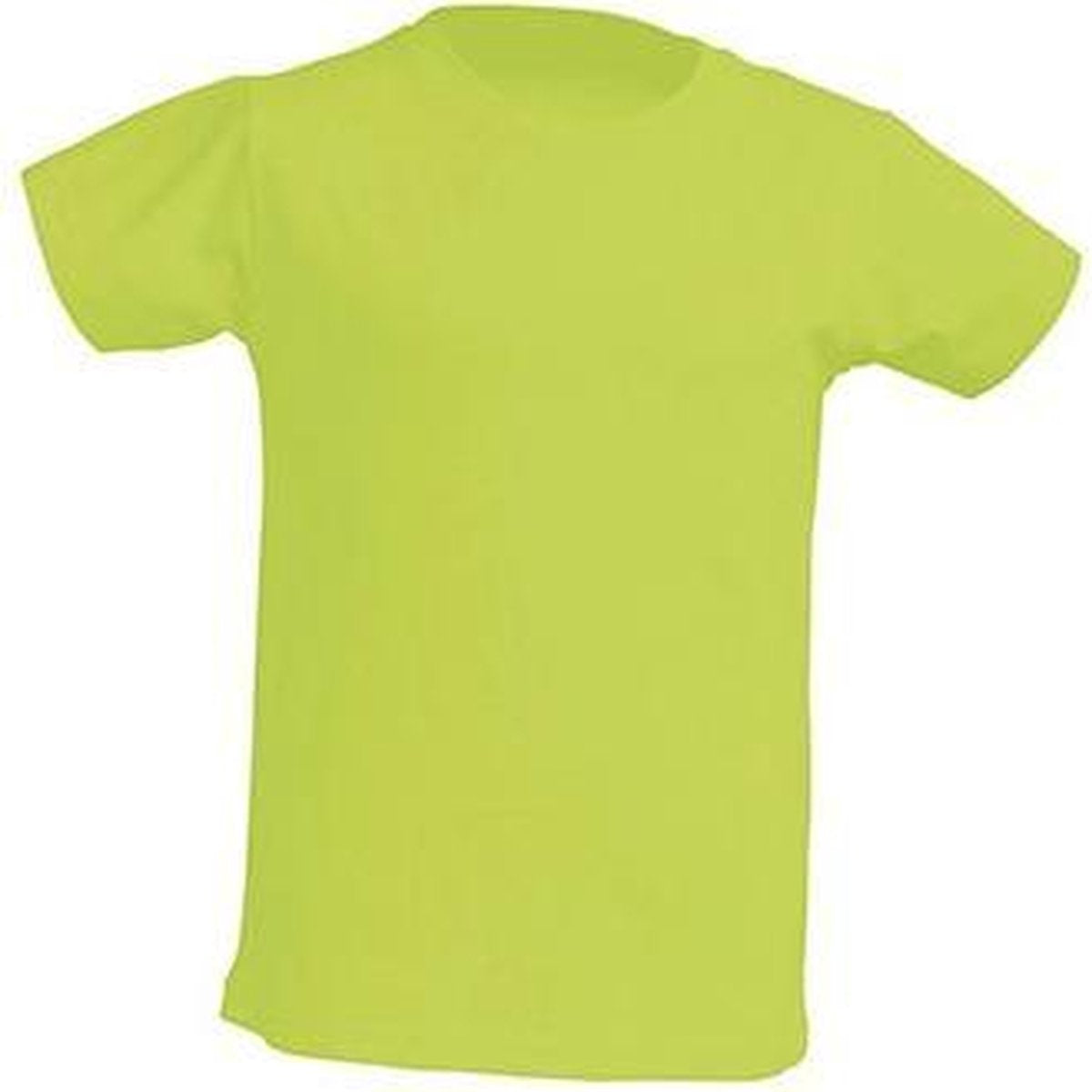 JHK Kinder t-shirt in pistachio maat 3-4 jaar (104) - set van 5 stuks