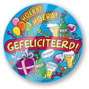 Bierviltjes - Gefeliciteerd - 6 stuks