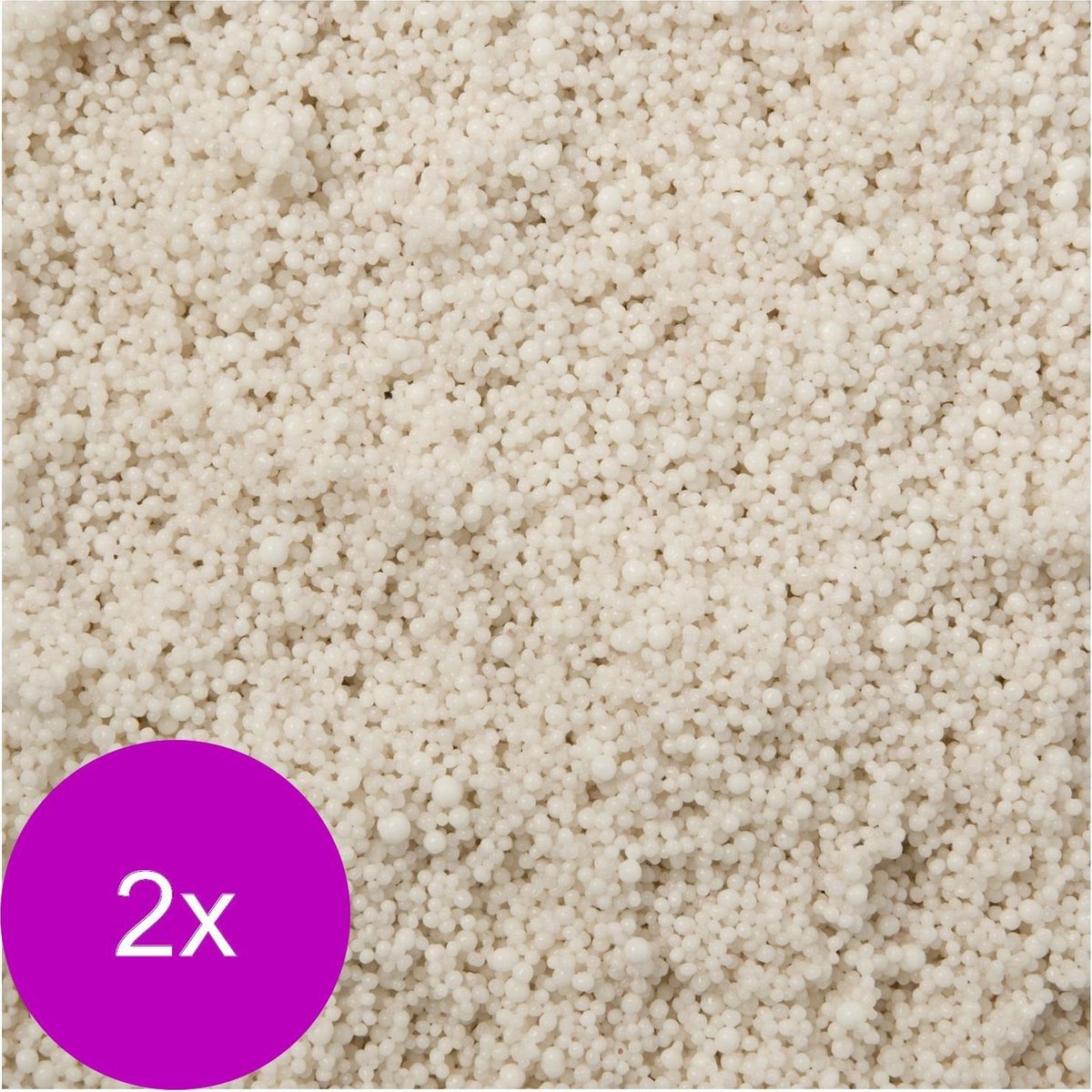 Vdl Aquariumgrind Beach 1 Mm - Aquarium - Siergrind - 2 x 10 kg Wit