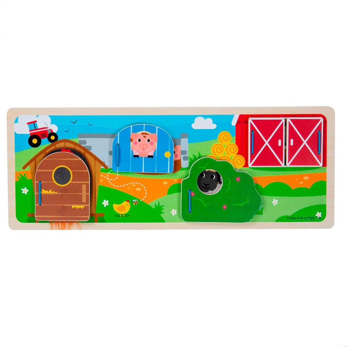 Bigjigs On the Farm Sensory Board