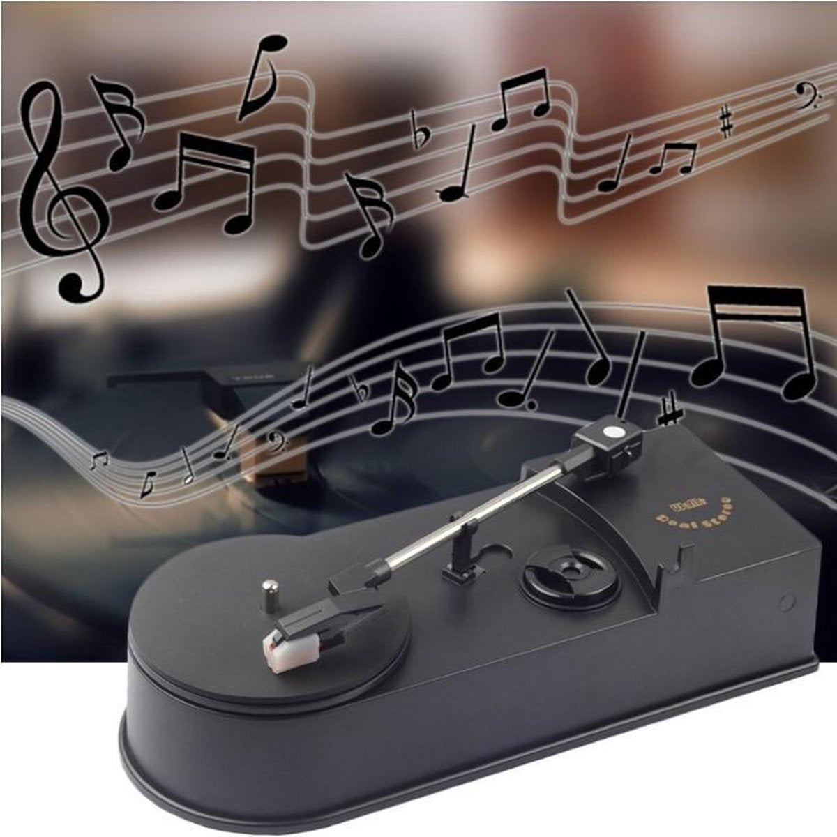 Fonograaf USB speler / converter - Digitale platenspeler - USB LP naar MP3 converter - Vinyl gemakkelijk digitaal maken!