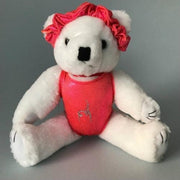 Dreamlight Turnbeertje Met Turnpakje En Froezel En Crystal Pattroon - 12 inch - Oranje