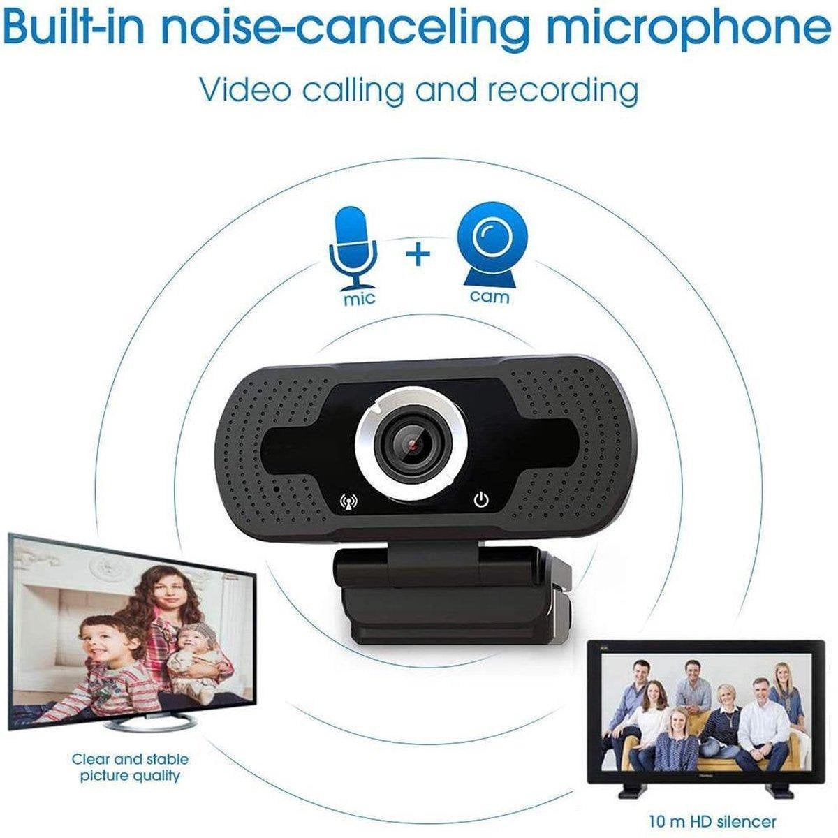 Sounix C32 Webcam voor PC HD 1080P | Ingebouwde microfoon| Mac