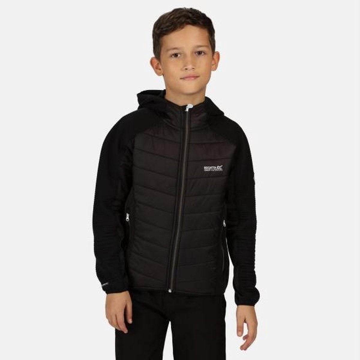 Kielder IV Lichtgewichte Hybrid wandeljas van Regatta met capuchon voor Kinderen