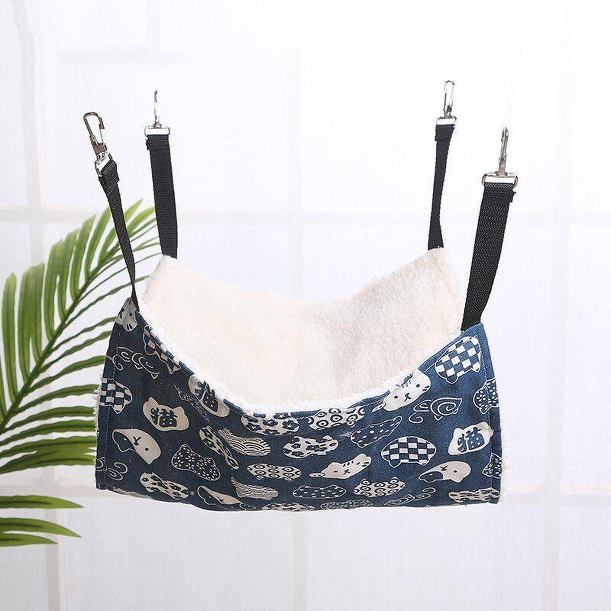 Katten hangmat - huisdieren mand - fretten - knaagdieren hangmat - hangmat voor in een kooi - kattenkoppen