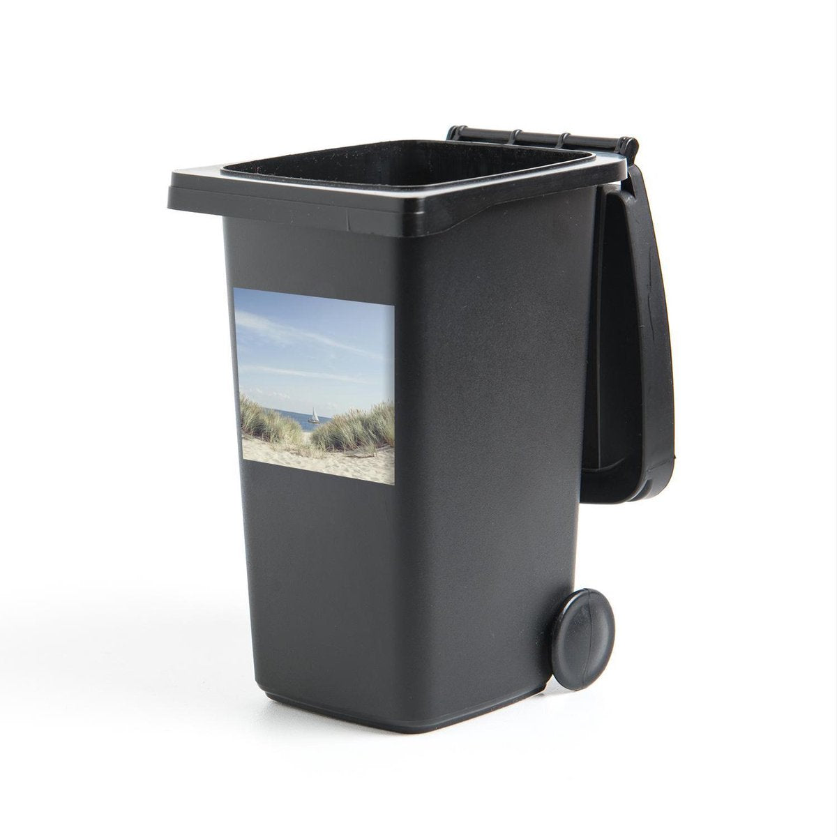 Container sticker Boot - Zee - Strand - 40x40 cm - Kliko sticker