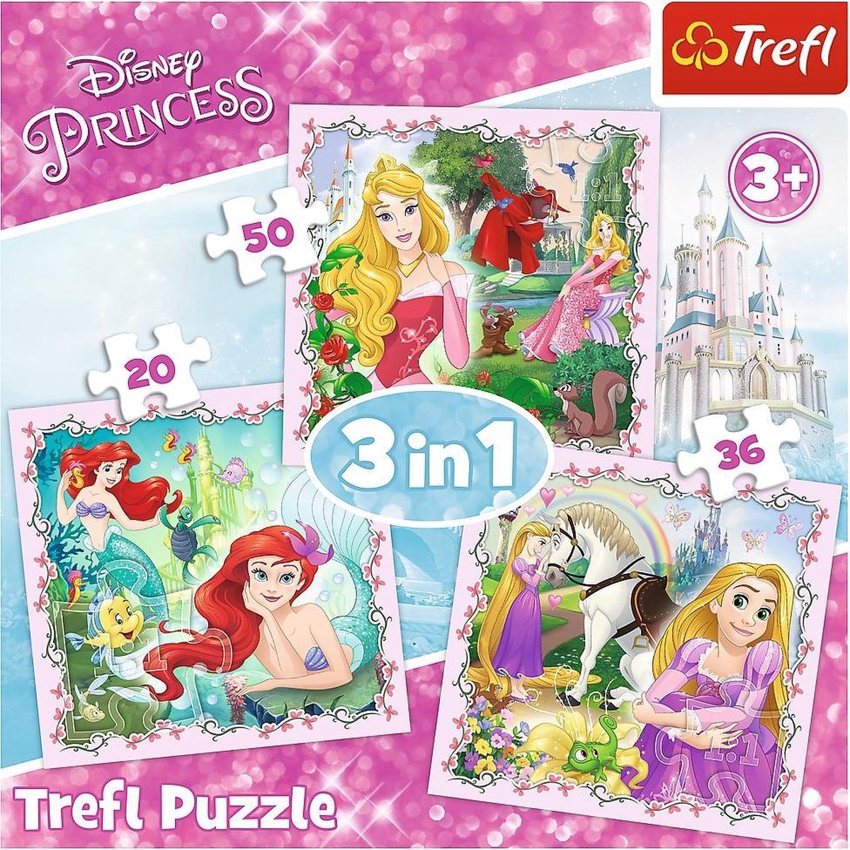 Trefl Puzzel Princess 2 in 1: 30 en 48 stukjes