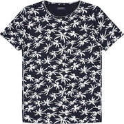 Dstrezzed T-shirt Print Palbomen Navy (202376 - 669)