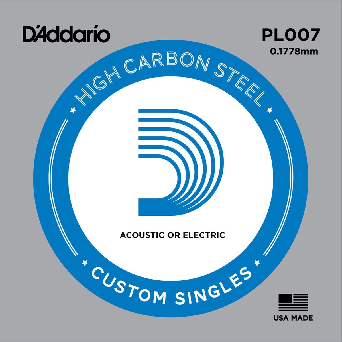 PL007 Plain enkele snaar