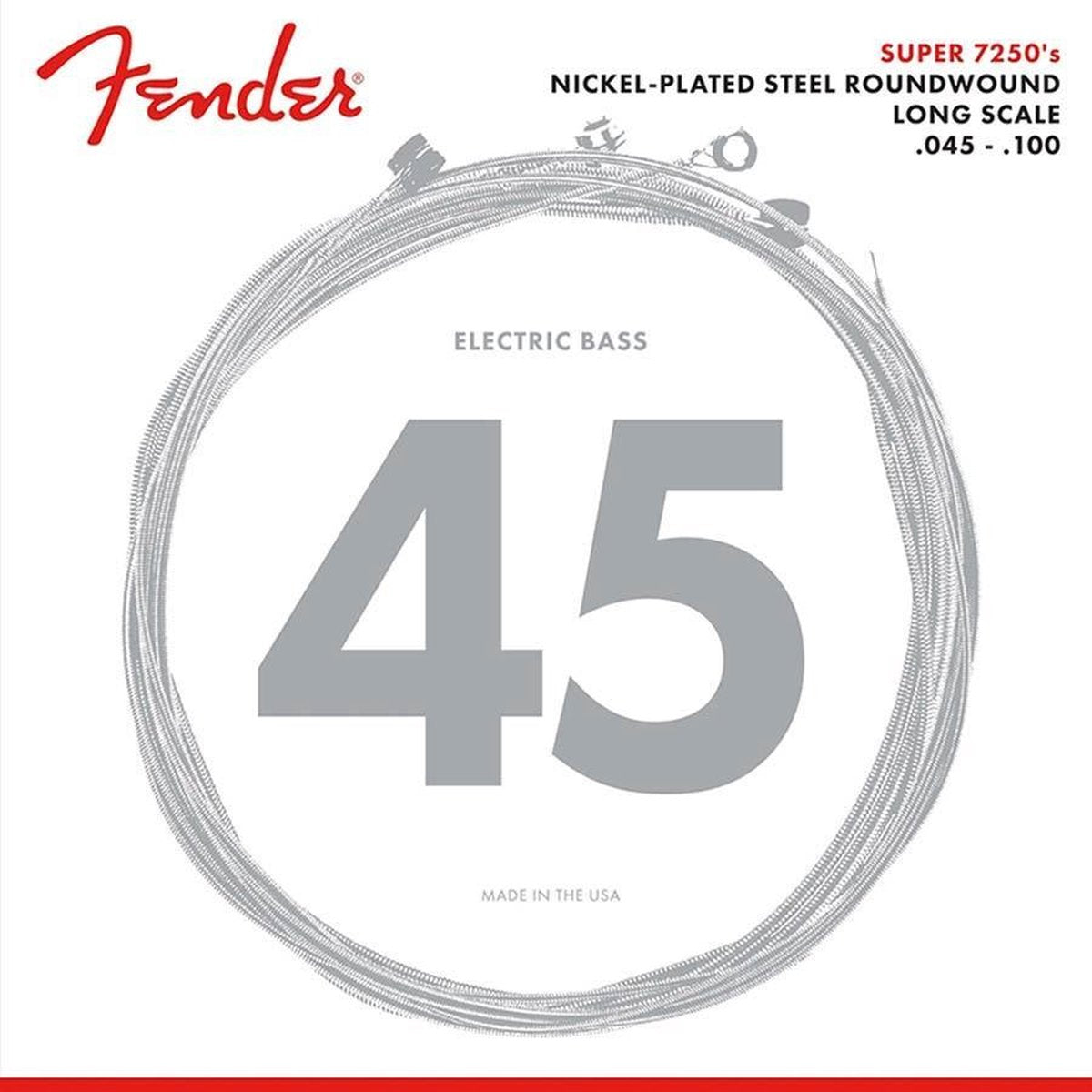 Snarenset elektrische basgitaar Fender F-7250ML Medium Light