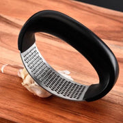 Knoflookpers | RVS | Zwart | Zilver | Trendy | Keukengerei | Koken | Vaatwasmachine bestendig | 10cm