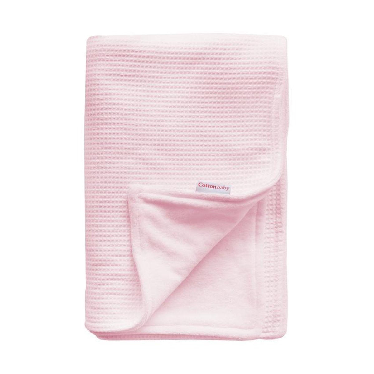 Cottonbaby - Wiegdeken Gevoerd 75x90 cm - Roze