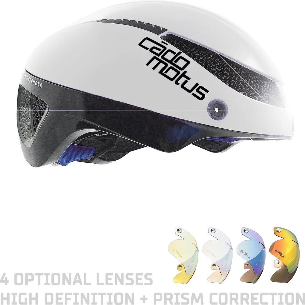 Cádomotus Cadomotus Omega Aerospeed fietshelm Wit