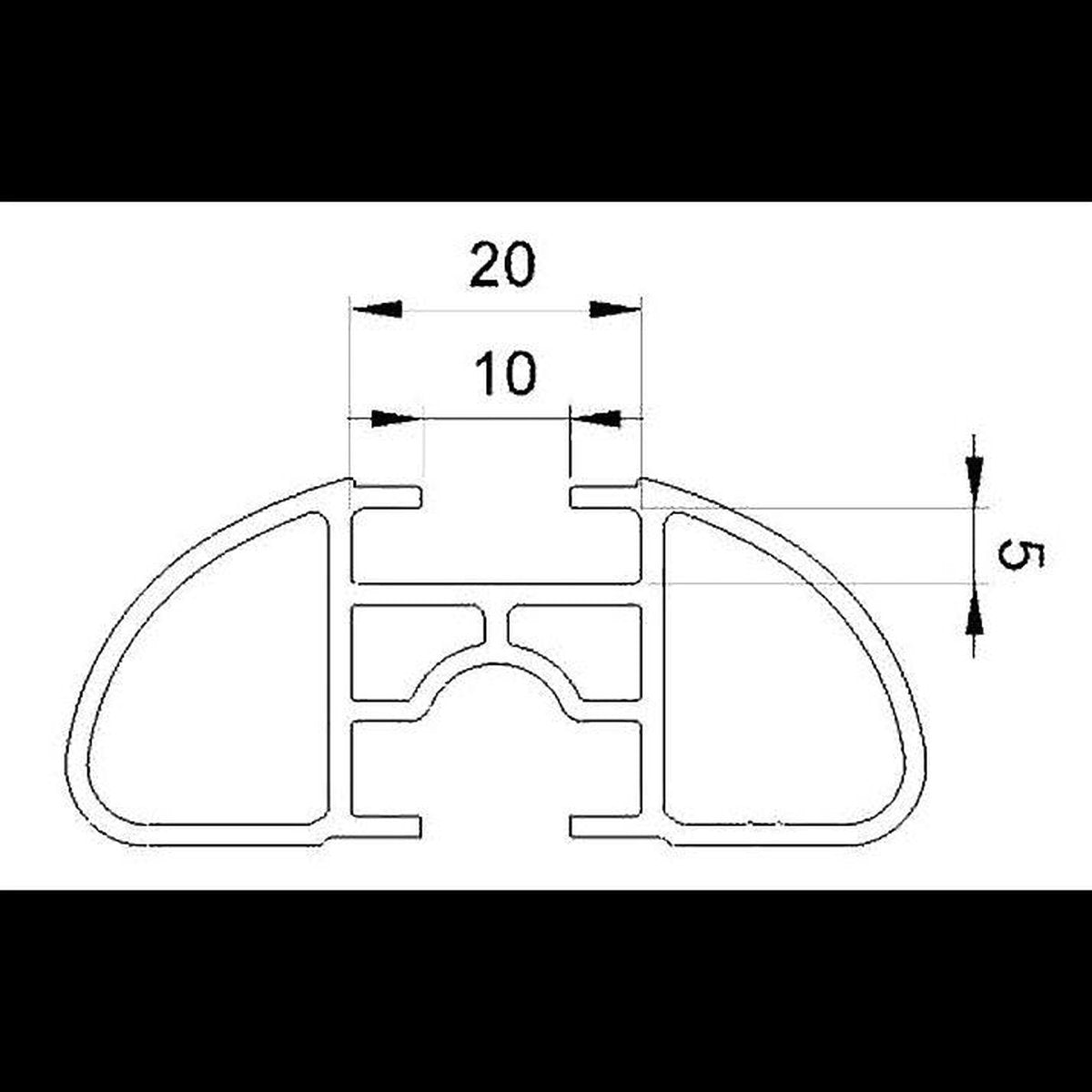 Faradbox Dakdragers Opel Agila 2002-2008 open dakrail
