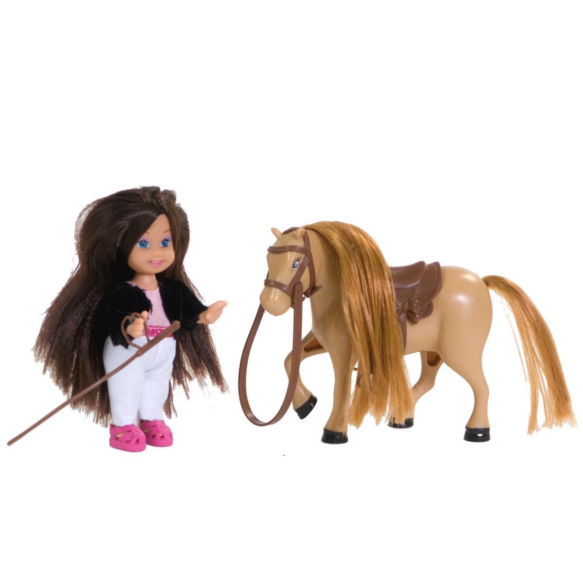 CUTE GIRL MET PAARD