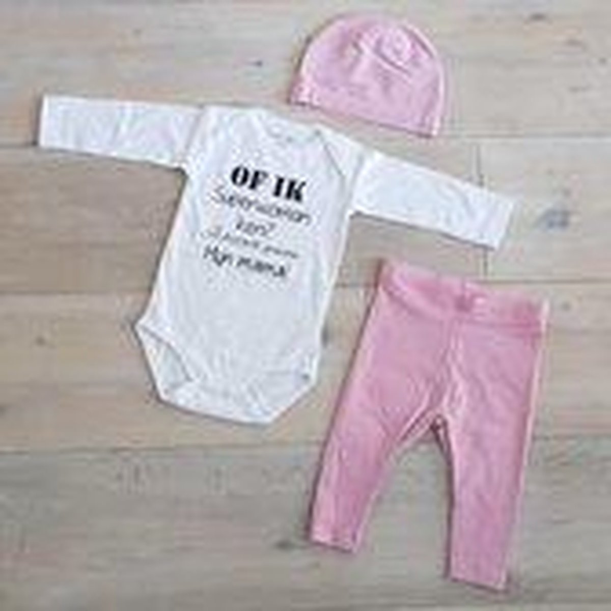 Baby cadeau geboorte meisje jongen set met tekst aanstaande zwanger kledingset pasgeboren unisex Bodysuit |  babykleding Huispakje | Kraamkado | Gift Set babyset kraamcadeau pakje babygeschenk babygeschenkset kraampakket