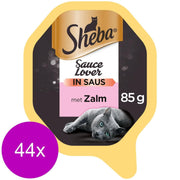 Sheba Alu Lovers Zalm - Kattenvoer - 44 x 85 g