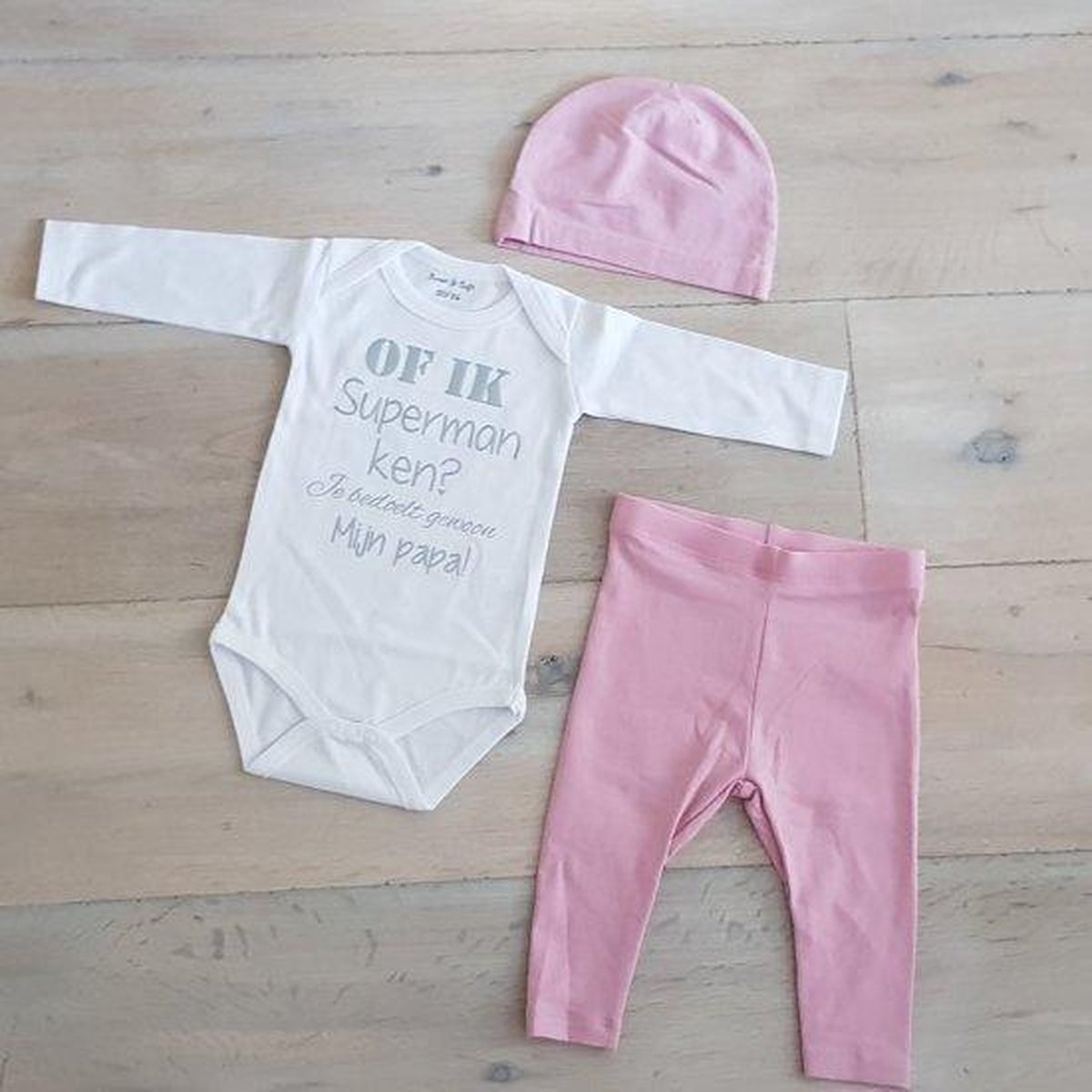 Baby cadeau geboorte meisje jongen set met tekst aanstaande zwanger kledingset pasgeboren unisex Bodysuit |  babykleding Huispakje | Kraamkado | Gift Set babyset kraamcadeau pakje babygeschenk babygeschenkset kraampakket