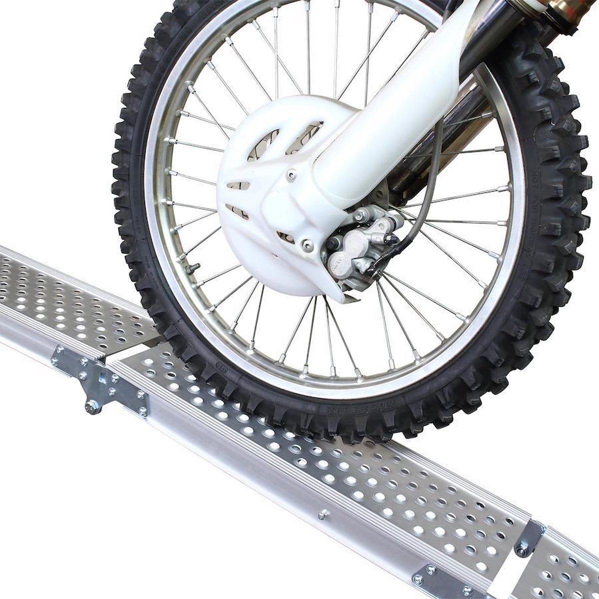 Datona® - Aluminium oprijplaat inklapbaar - 195 cm rijgoot rijplank