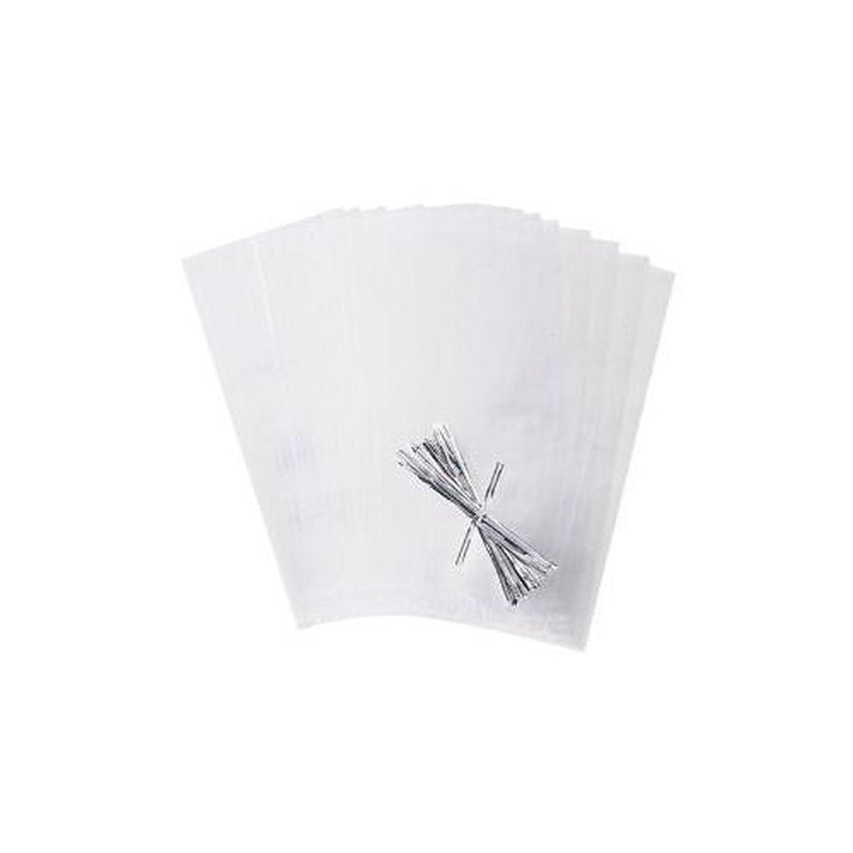 Transparante party bags / zakjes met sluiting - 25 stuks - Wilton