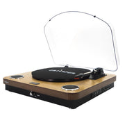 AIWA GBTUR-120WD - Platen Speler - Bluetooth - 3 snelheden - FM-Radio - Hout