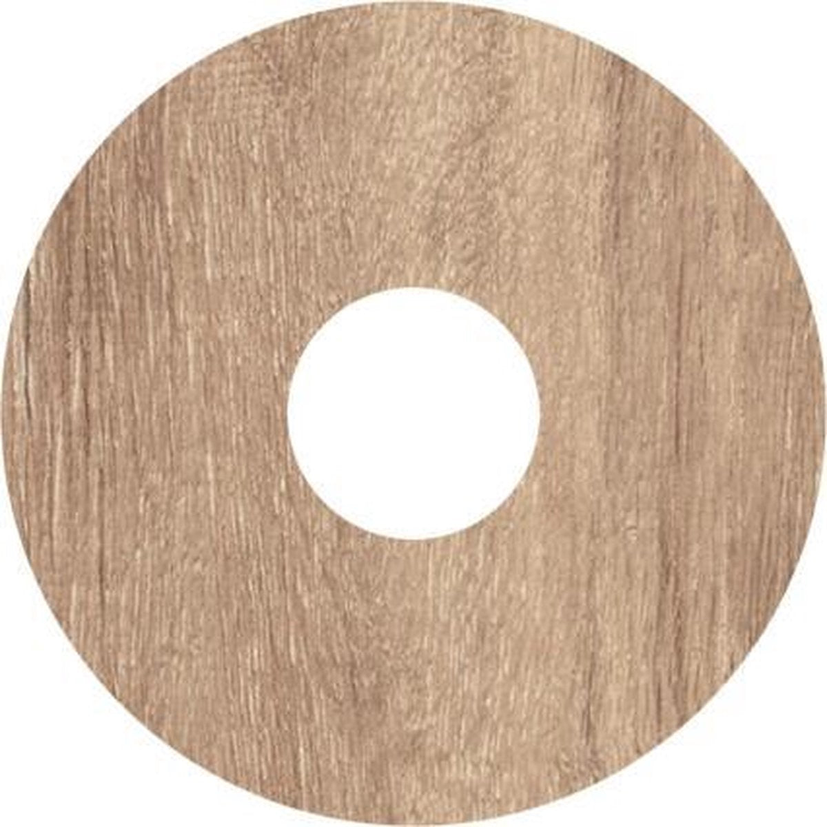 Zelfkl. rozet (17 mm) Mountain Oak l. grey (10 st)