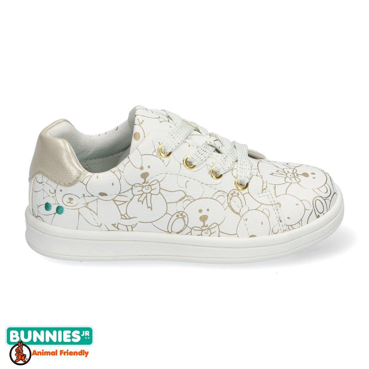 Bunnies Jr 220141 Lage sneakers - Meisjes - Wit - Maat 23