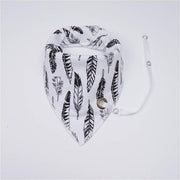 JillyBee - Slab - Slabbetje - Slabber - Bandana - Speenkoord - Speen - Wit - Zwart