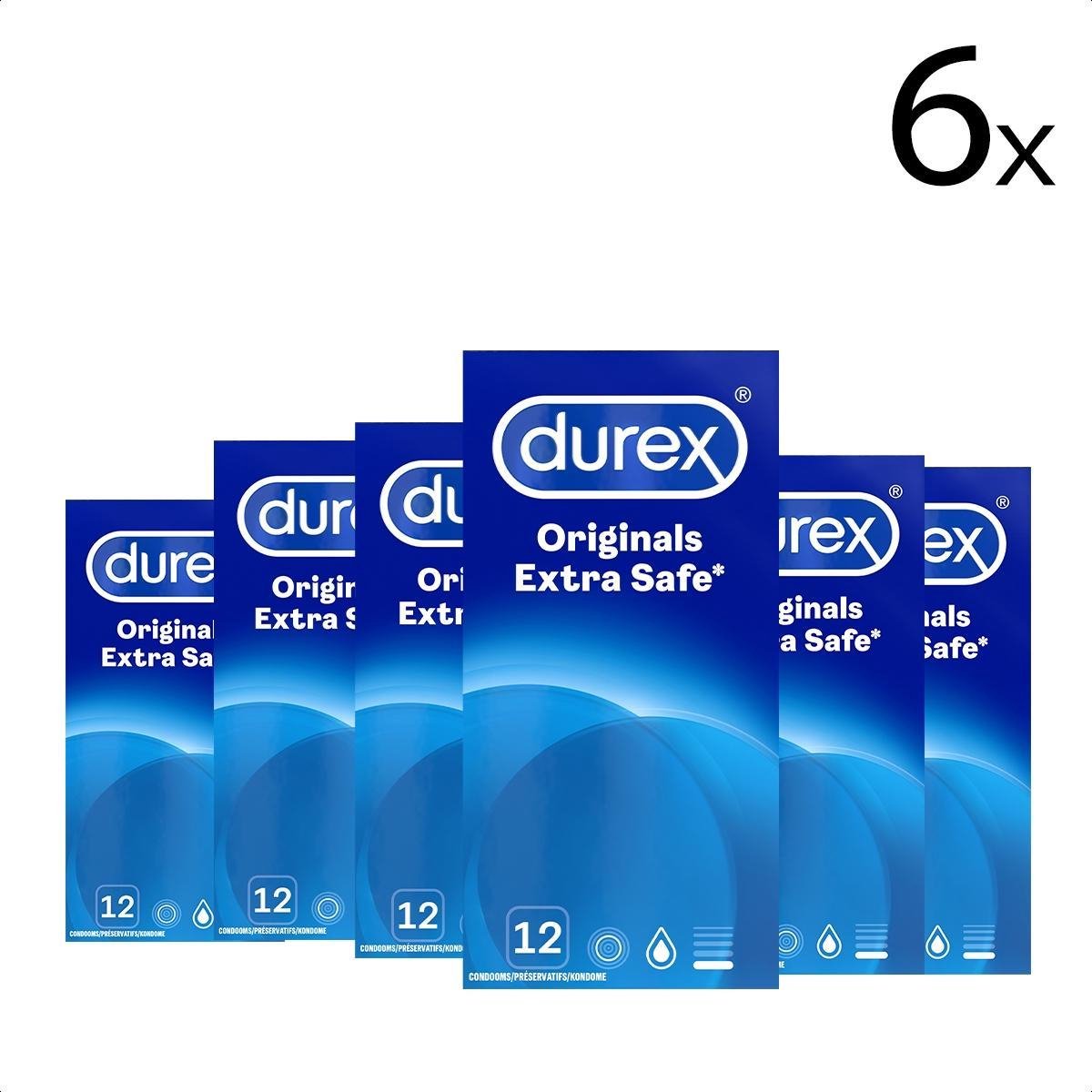 Durex Condooms Extra Safe - 6 x 12 stuks