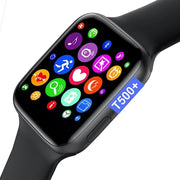 HiWatch 6 T500+ Multifunctioneel Stappenteller  Activity tracker Smartwatch  - Calorieën - Hartslagmeter - Temperatuurmeter - Sporthorloge voor Dames en Heren- Sociaal-media -  Bellen - SMS - WhatsApp - Bluetooth - Zwart