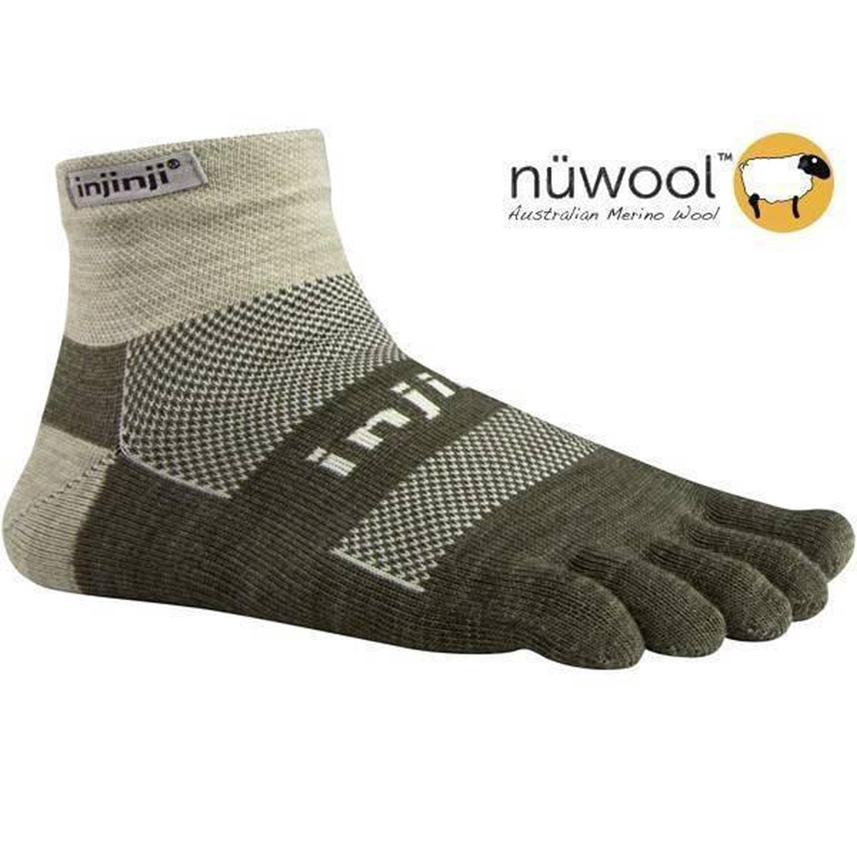 Injinji Outdoor Midweight Mini-Crew - Beige - 44-47