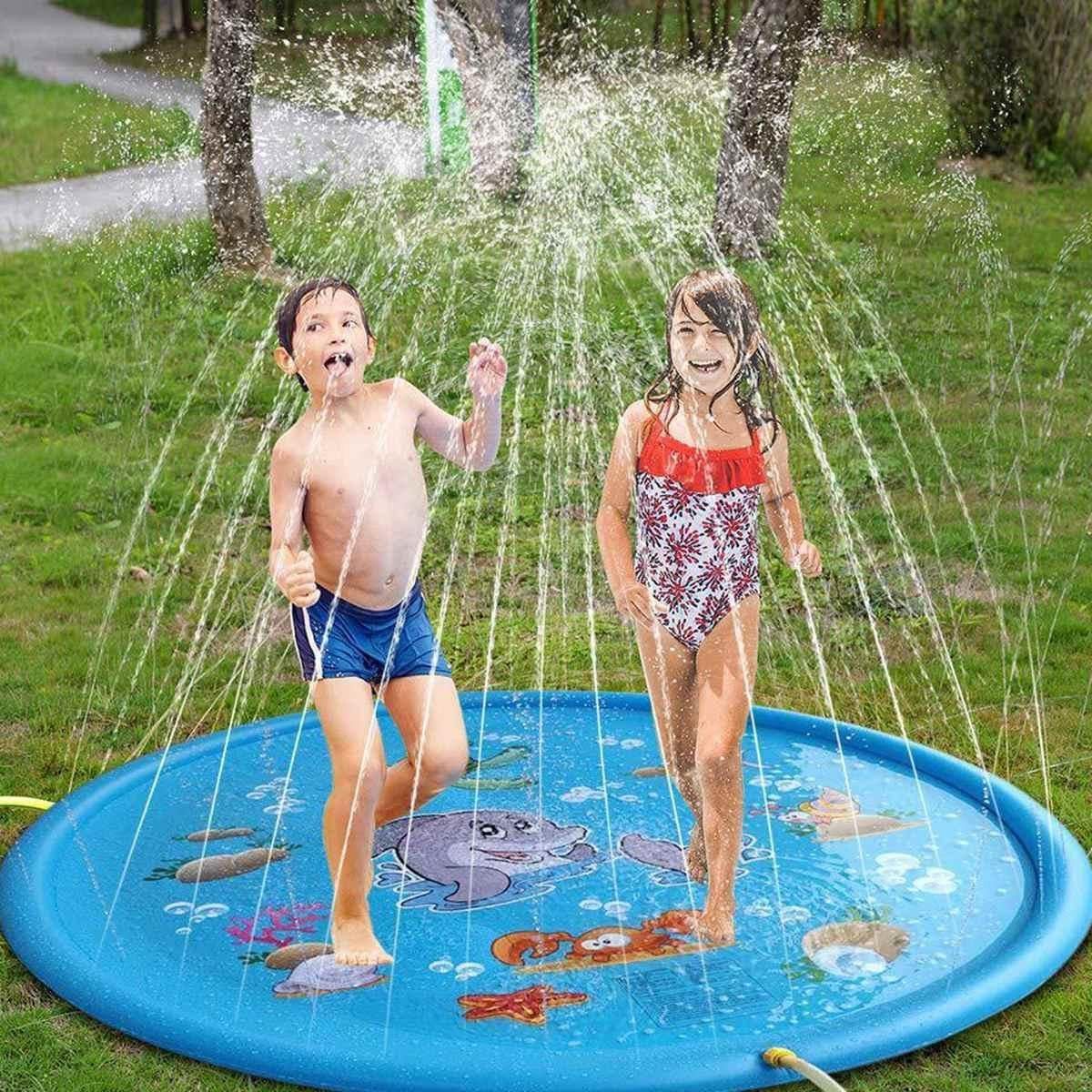 Opblaasbare waterfontein - speelmat voor kinderen - 170 cm - waterpret