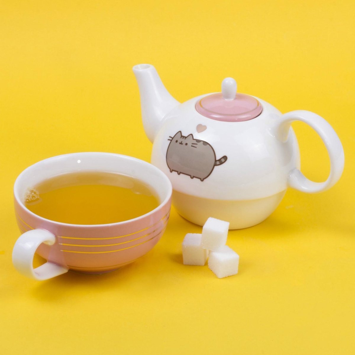 thumbsUp Pusheen theepot en mok